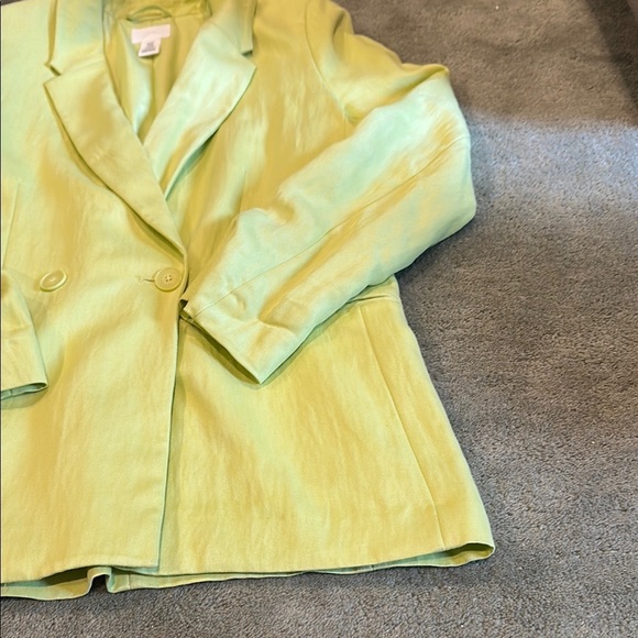 H&M Vibrant Light Green Blazer - Picture 4 of 7